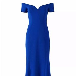 Badgley Mischka long blue formal gown 10